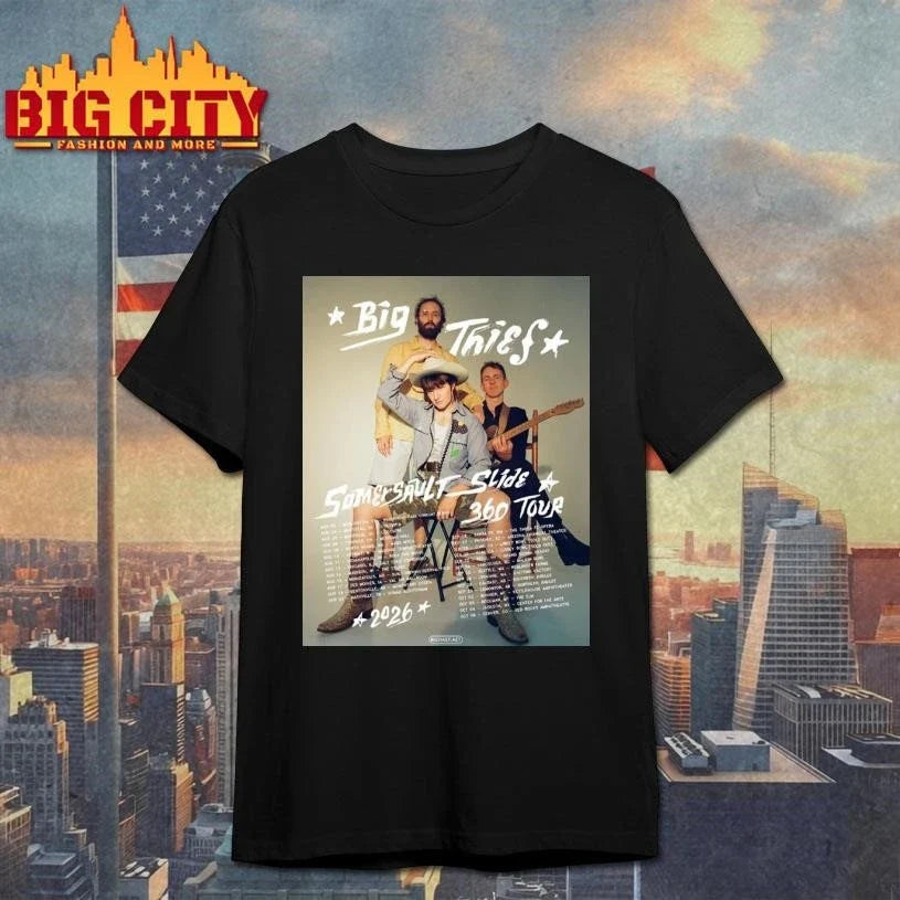 Big Thief The Somersault Slide 360 Tour Official Schedule Tour Dates Poster Shirt Unisex
