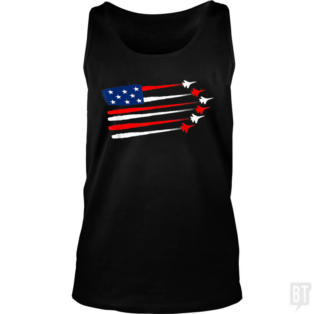 Fighter Jet American Tank Top