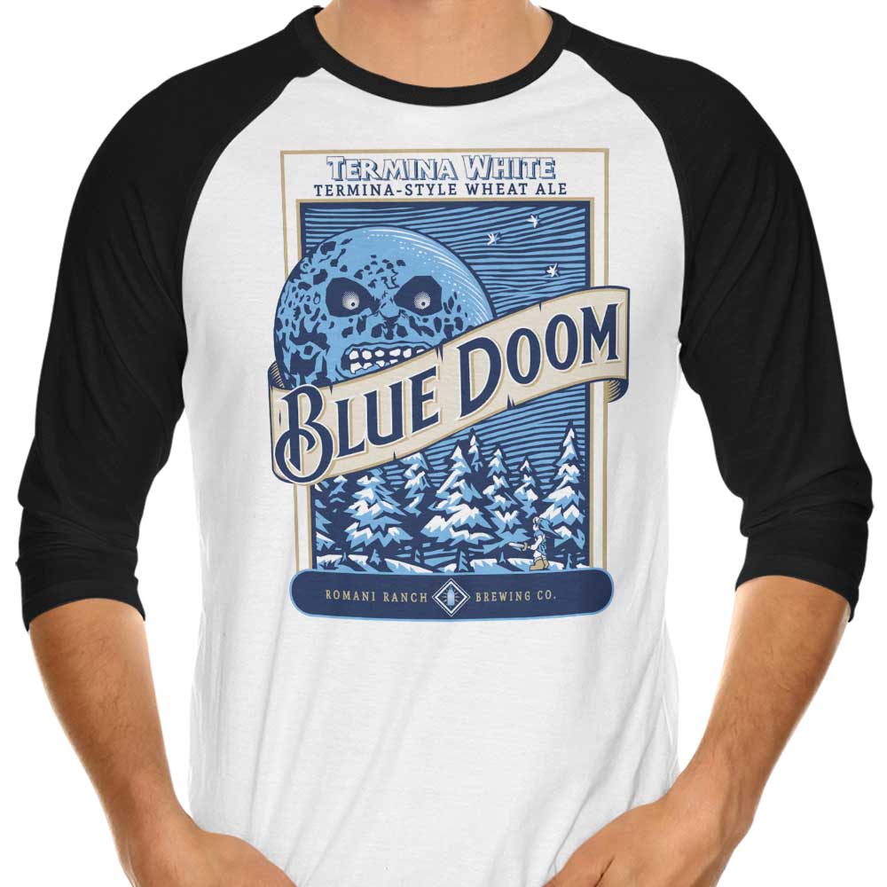 Blue Doom - 3/4 Sleeve Raglan