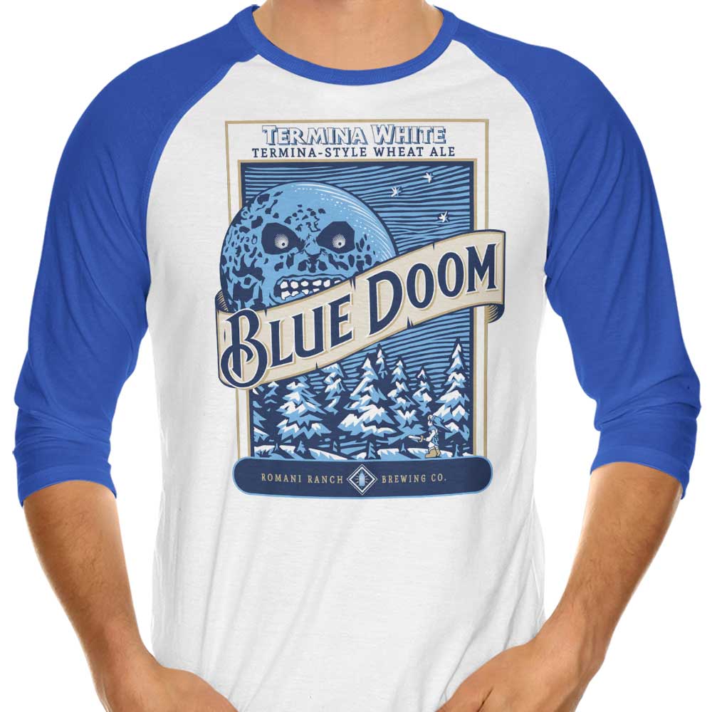 Blue Doom - 3/4 Sleeve Raglan