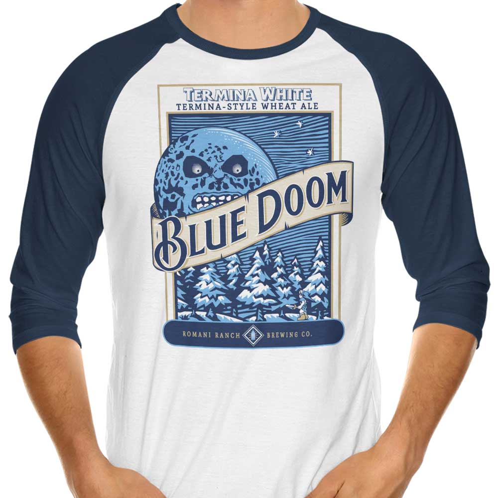 Blue Doom - 3/4 Sleeve Raglan