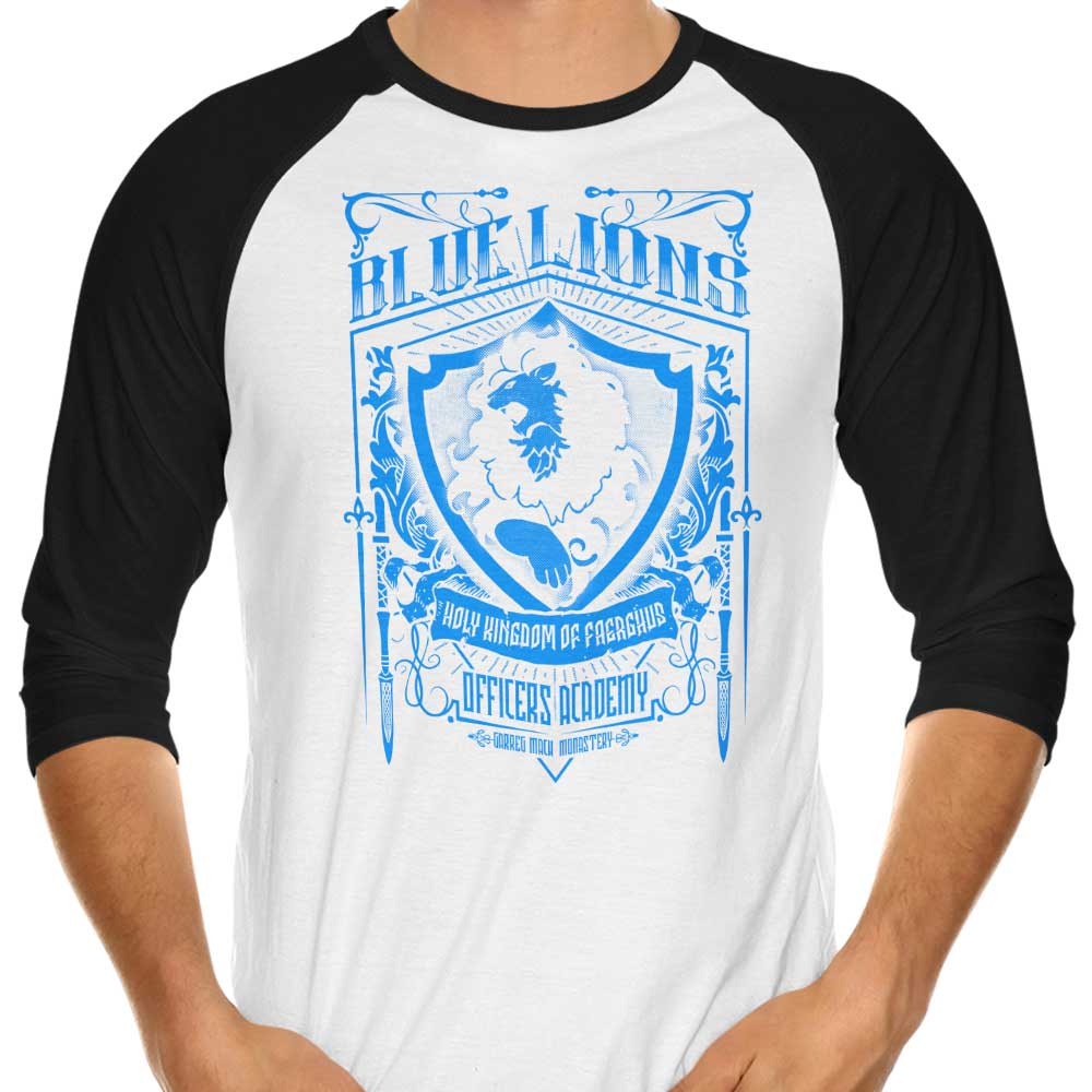 Blue Lions Officers - 3/4 Sleeve Raglan