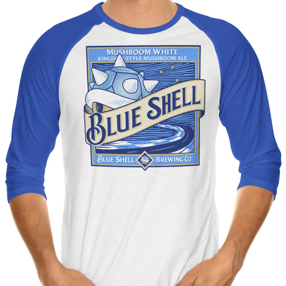 Blue Shell - 3/4 Sleeve Raglan