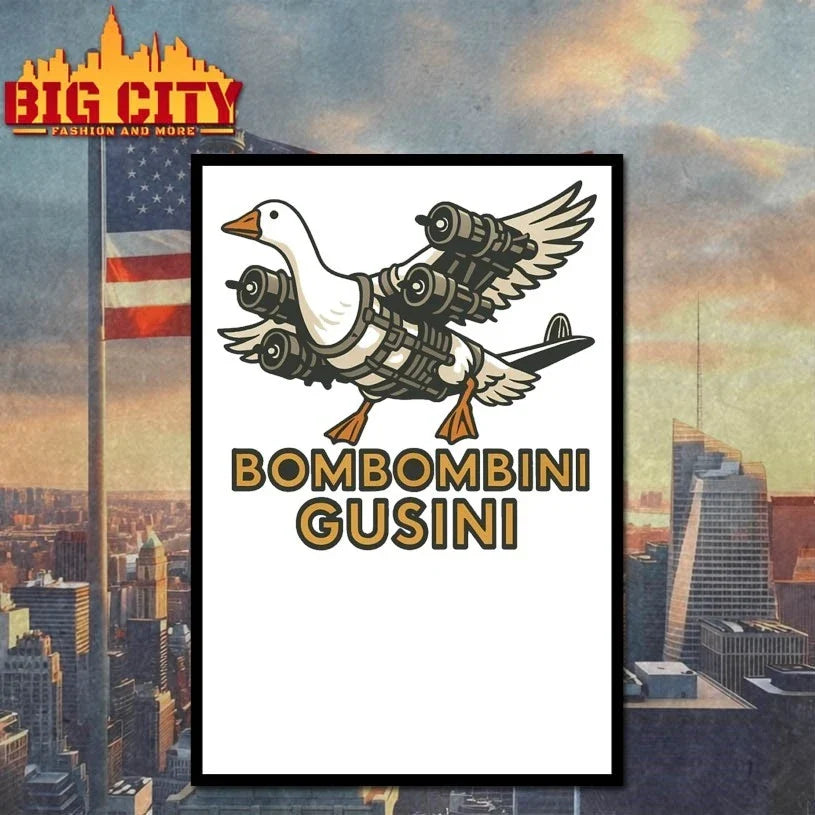 Bombombini Gusini Italian Brainrot Goose Bomber Unisex
