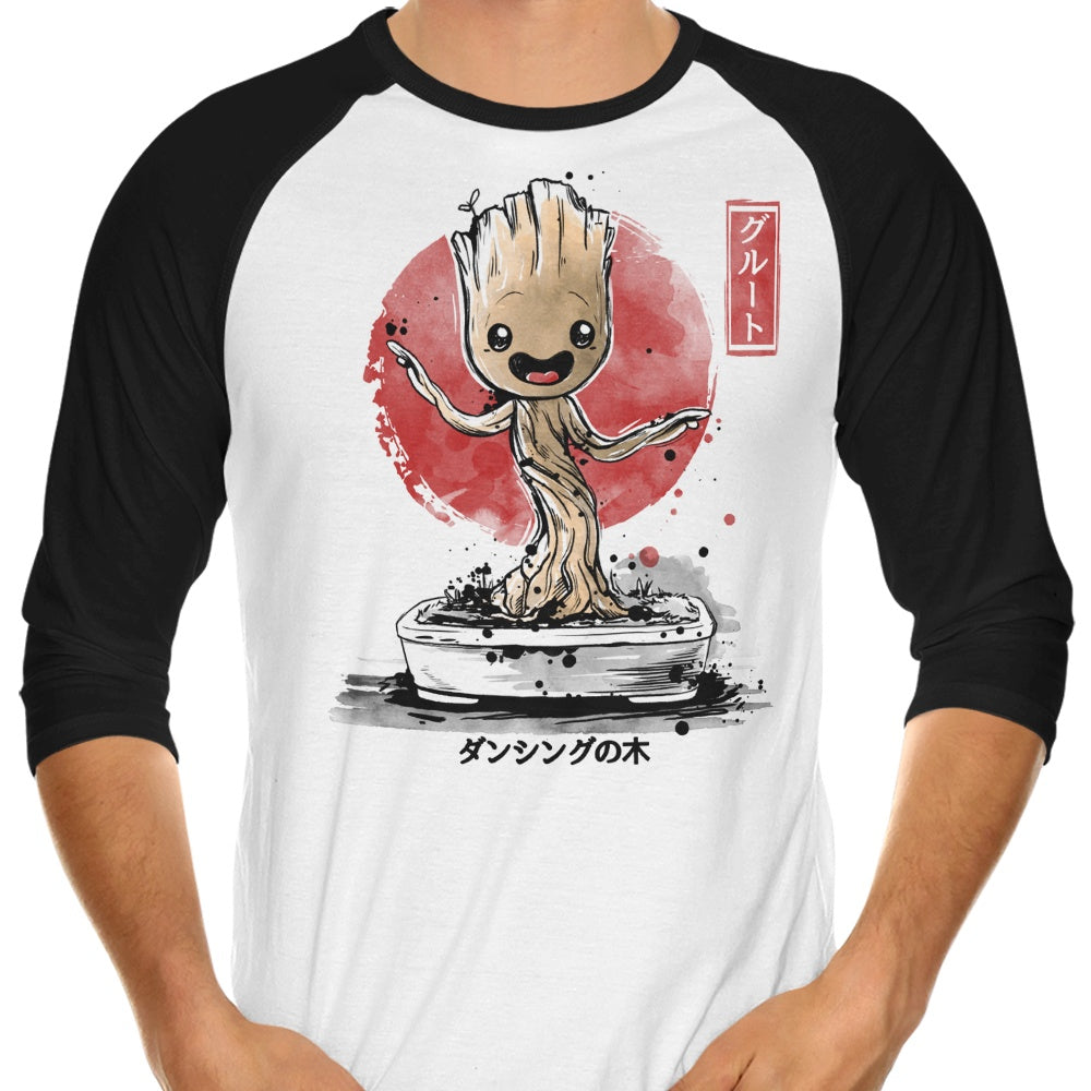 Bonsai Groot - 3/4 Sleeve Raglan