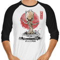 Bonsai Groot - 3/4 Sleeve Raglan