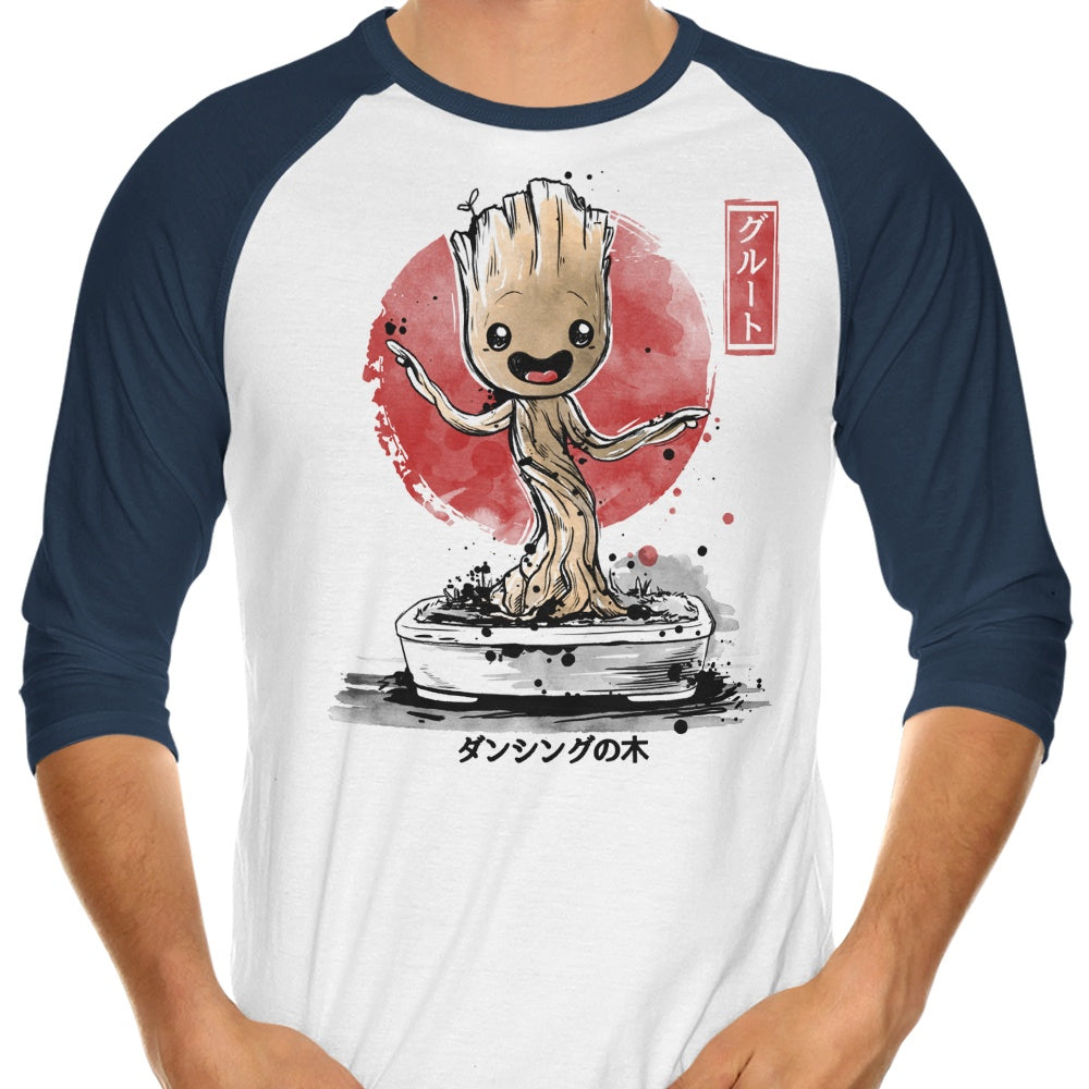 Bonsai Groot - 3/4 Sleeve Raglan