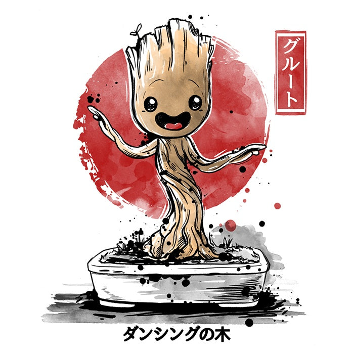 Bonsai Groot - 3/4 Sleeve Raglan