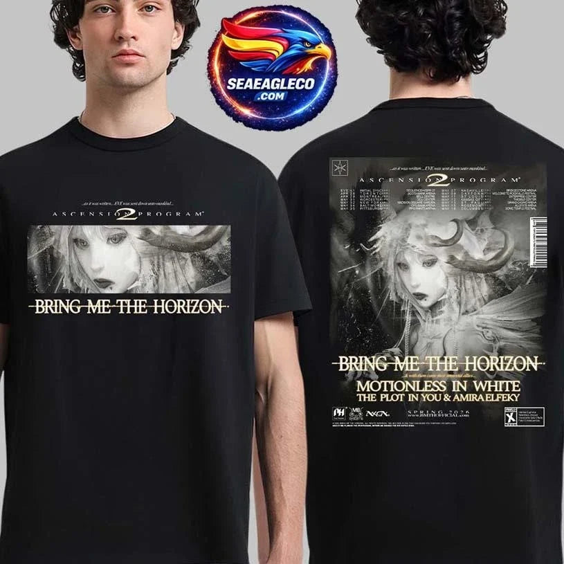 Bring Me The Horizon Ascension Program 2 North America Tour Spring 2026 Two Sided Shirt Unisex