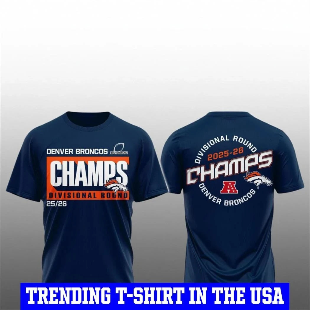 Broncos Division Round 2025 2026 Champs Shirt Unisex
