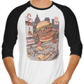 Burgerzilla - 3/4 Sleeve Raglan