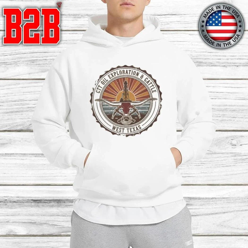 CTT Oil Exploration &amp; Cattle West Texas Landman 2026 Shirt Unisex