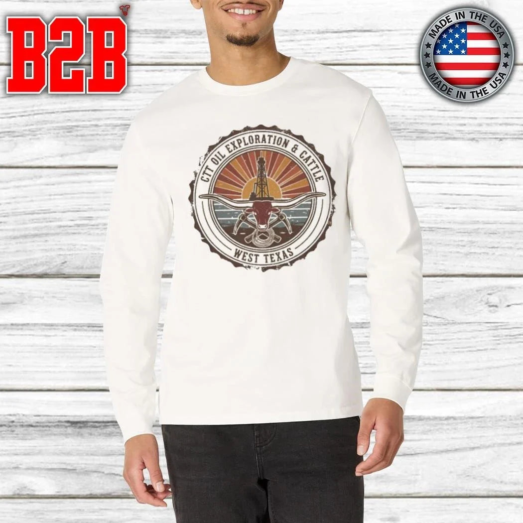 CTT Oil Exploration &amp; Cattle West Texas Landman 2026 Shirt Unisex