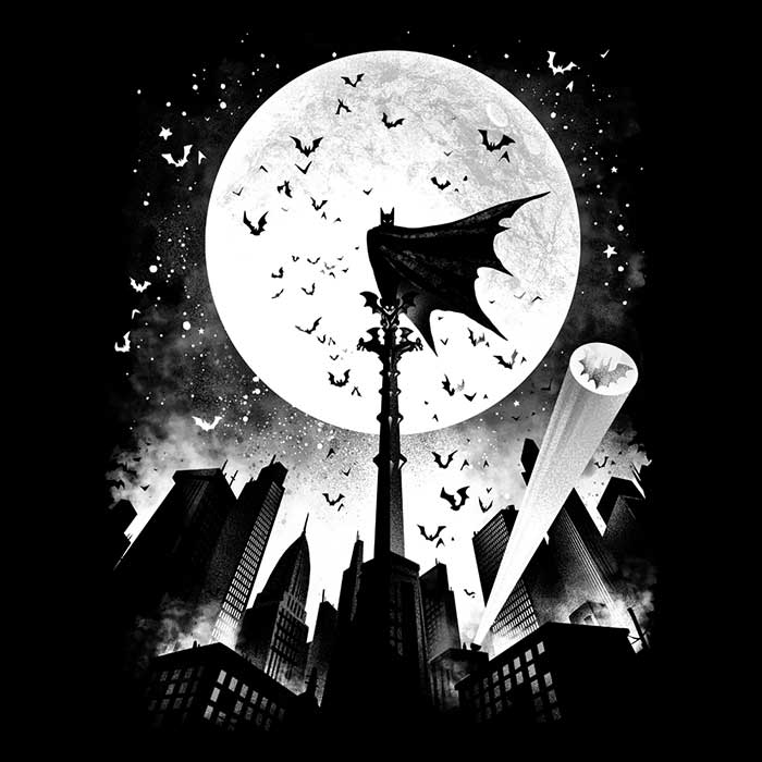 Caped Silhouette - Long Sleeve
