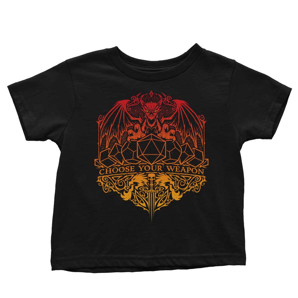 Choose Your Weapon - Youth Apparel