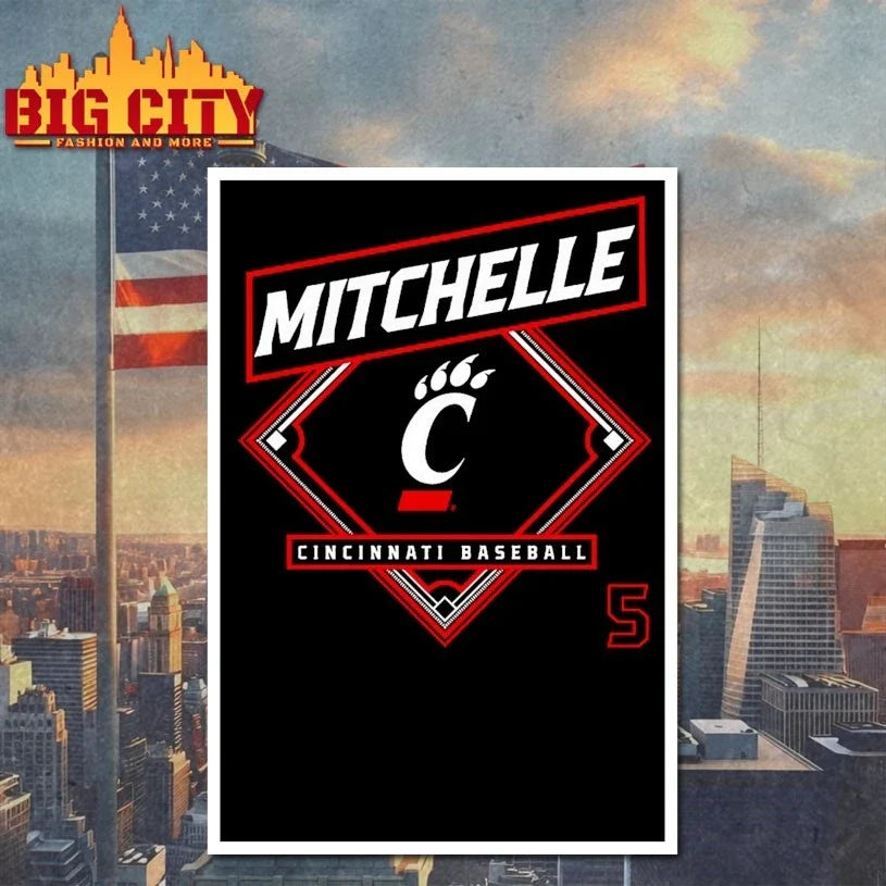 Christian Mitchelle Cincinnati Bearcats Baseball Unisex
