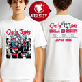 Circle Jerks Japan 2026 Tokyo Osaka Gorilla Biscuits Two Sided Shirt Unisex