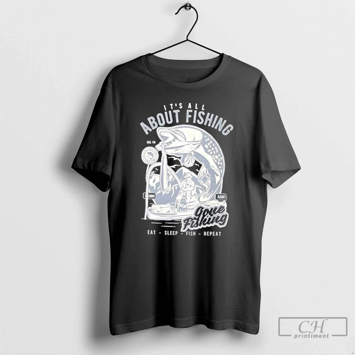Classic About Fishing Vintage Angler T Shirts