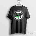 Classic Amphibians Against Fascism Frog Flag T Shirts