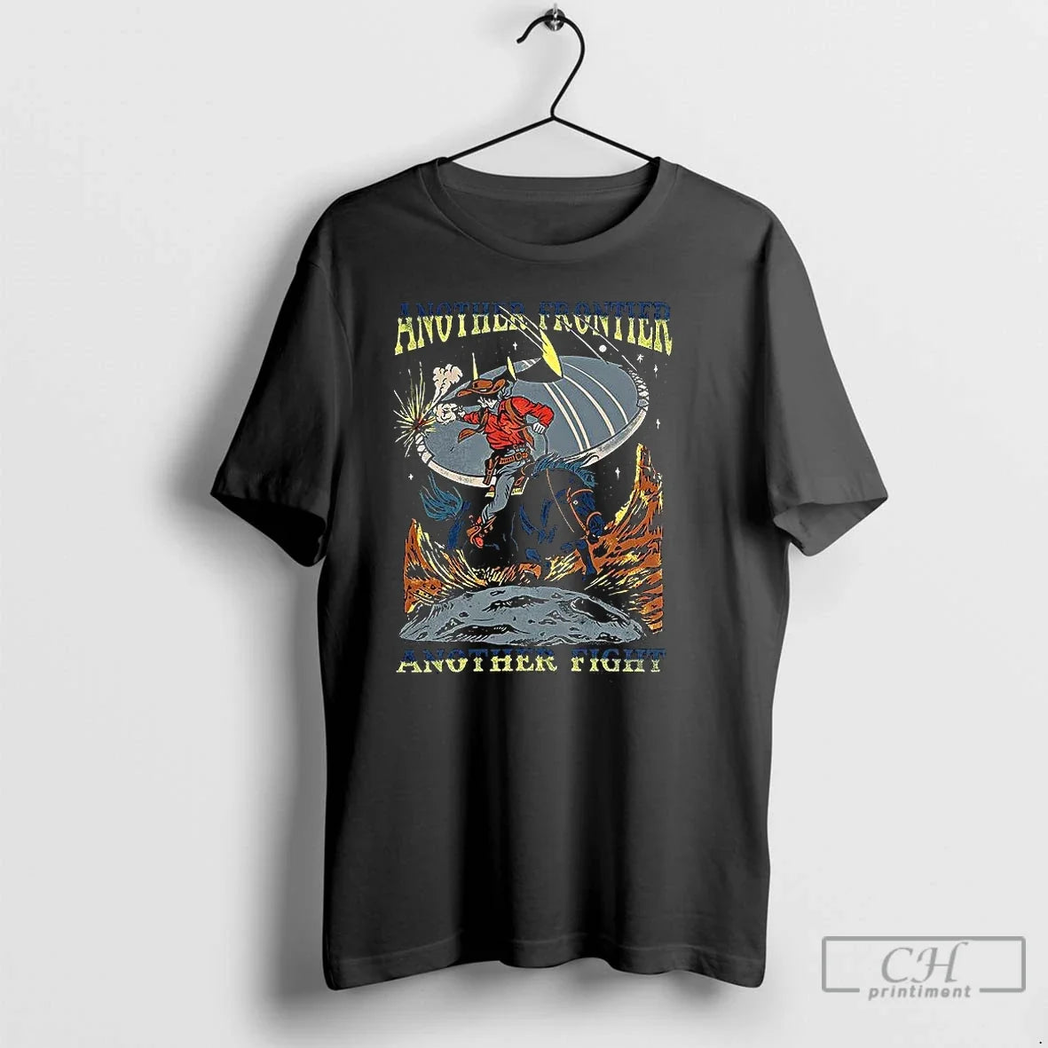 Classic Another Frontier Another Fight Cowboys Attack Ufo Wild West And Science Fiction Comic
