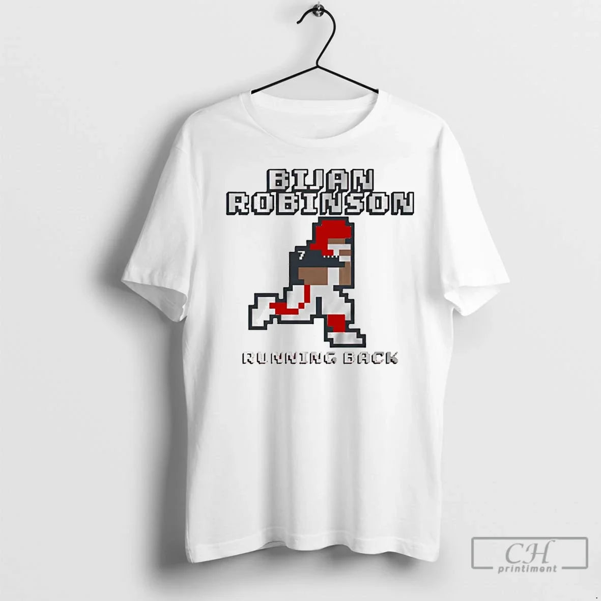 Classic Bijan Robinson Running Back Pixel