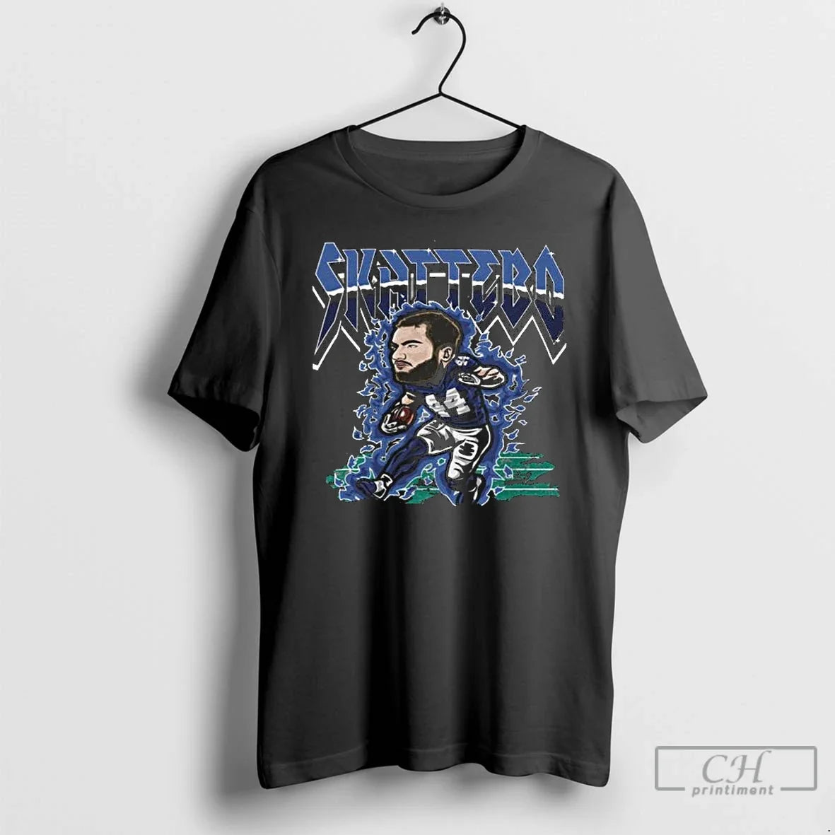 Classic Cam Skattebo New York G Fire Long Sleve T Shirts