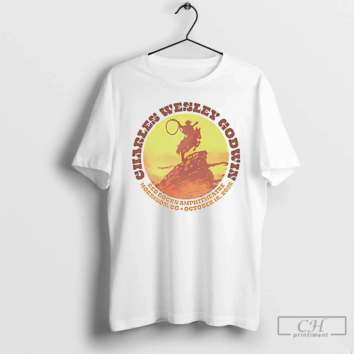 Classic Charles Wesley Godwin 2025 Concert T Shirts