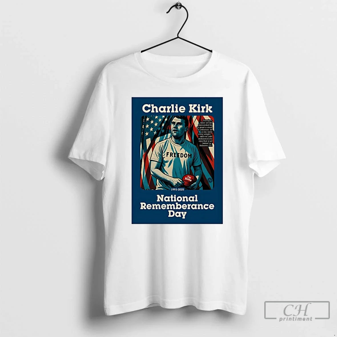 Classic Charlie Kirk National Remembrance Day 1993 2025 T Shirts
