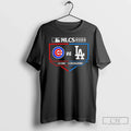Classic Chicago Cubs Vs Los Angeles Dodgers 2025 Nlcs Matchup Batters Box T Shirts