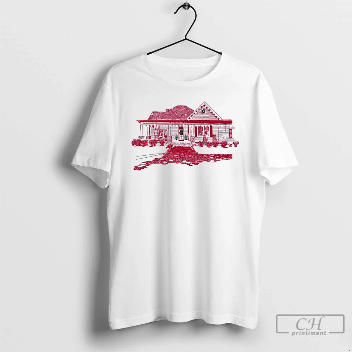 Classic Christmas At Carolines House T Shirts