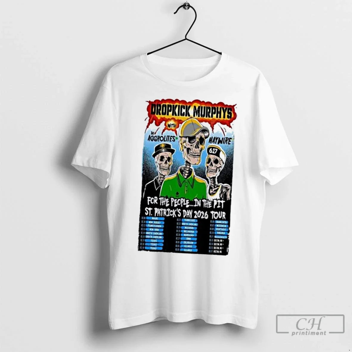 Classic Dropkick Murphys St Patricks Day Tour 2026