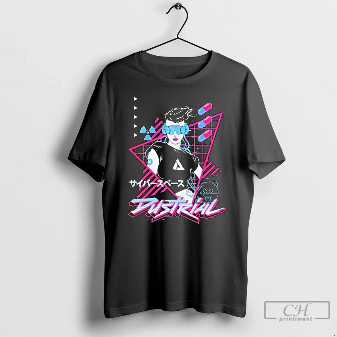 Classic Dustrial Cyberspace Ultra Long Sleve T Shirts