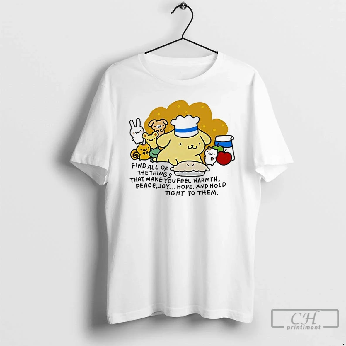 Classic Find All Of The Things That Make You Feel Warmth Peace Joy Hope Cartoon