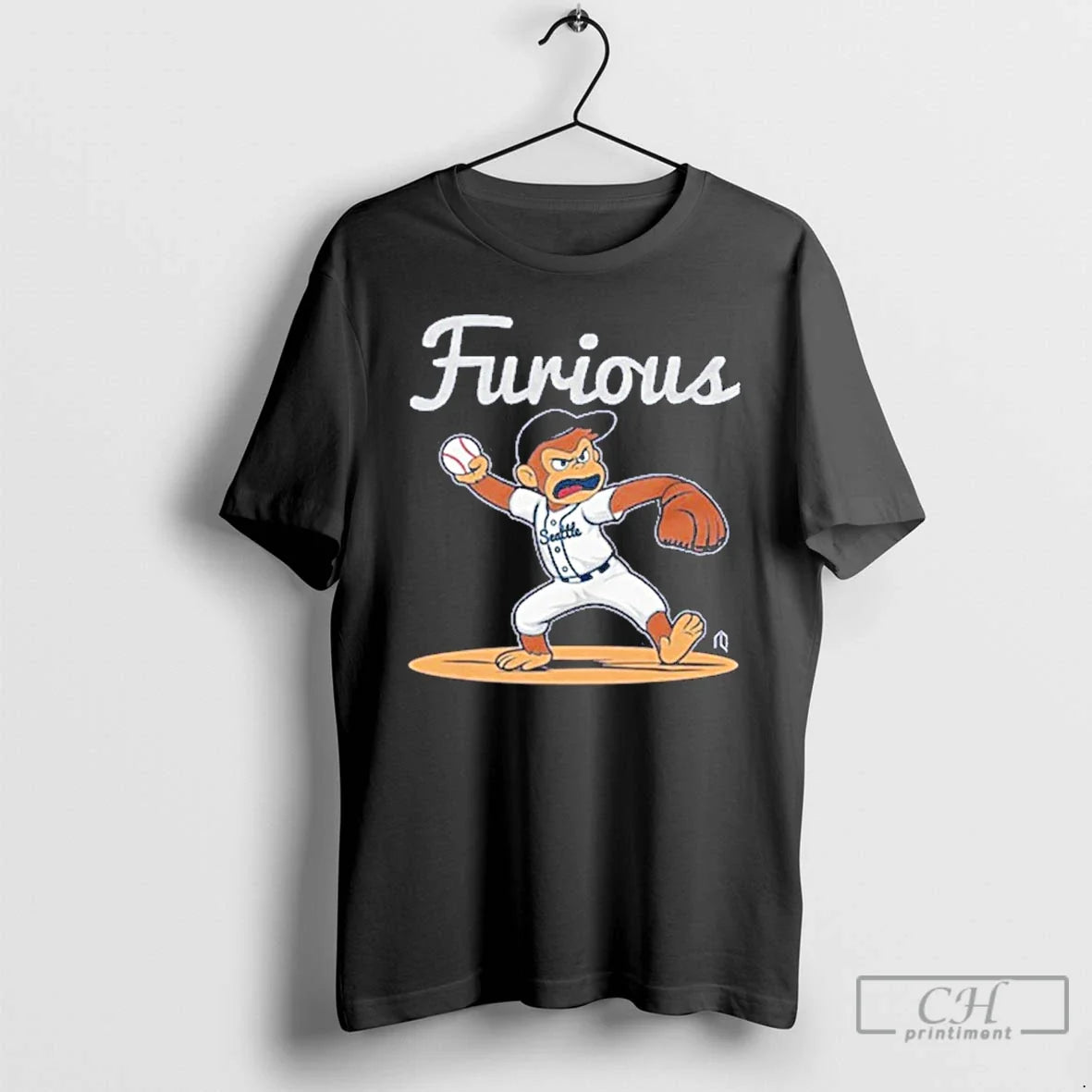 Classic Furious Seattle Mariners Alcs T Shirts