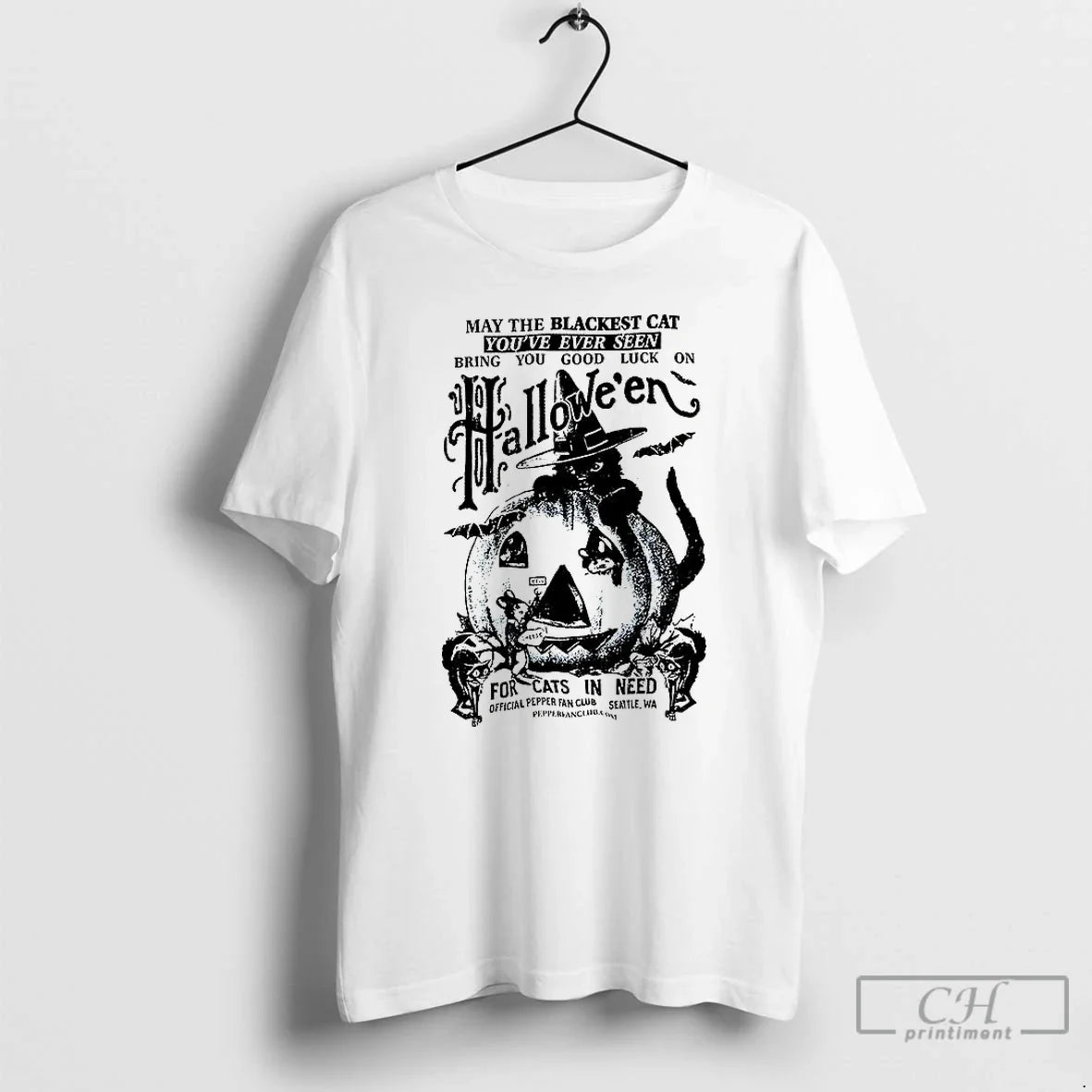 Classic Halloween May The Blackest Cat T Shirts