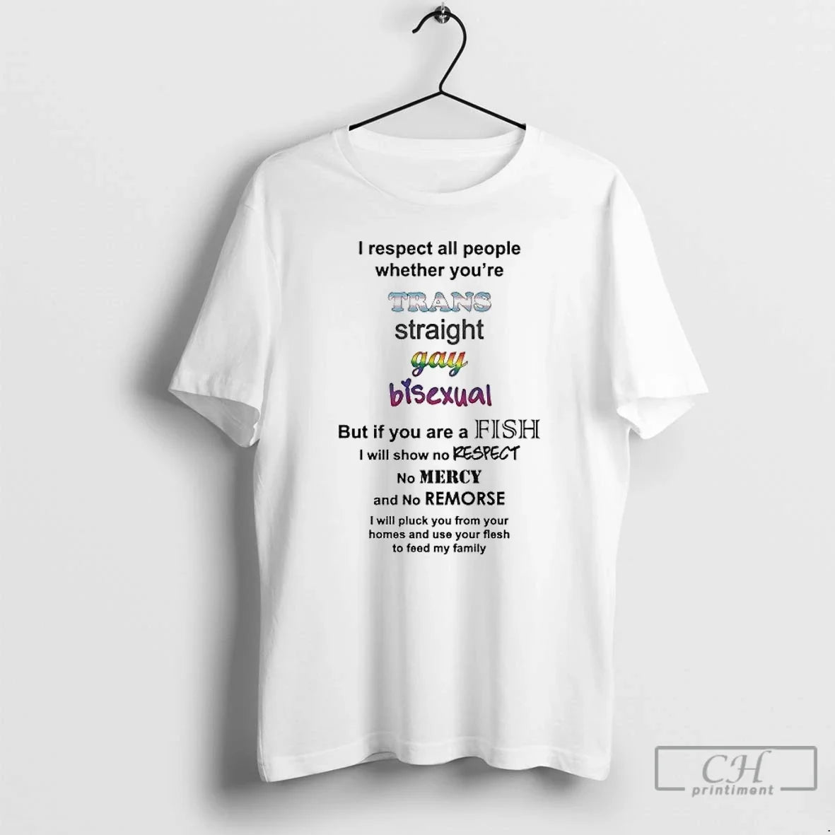 Classic I Respect All People Whether Youre Trans Straight Gay Bisexual Lgbt T Shirts
