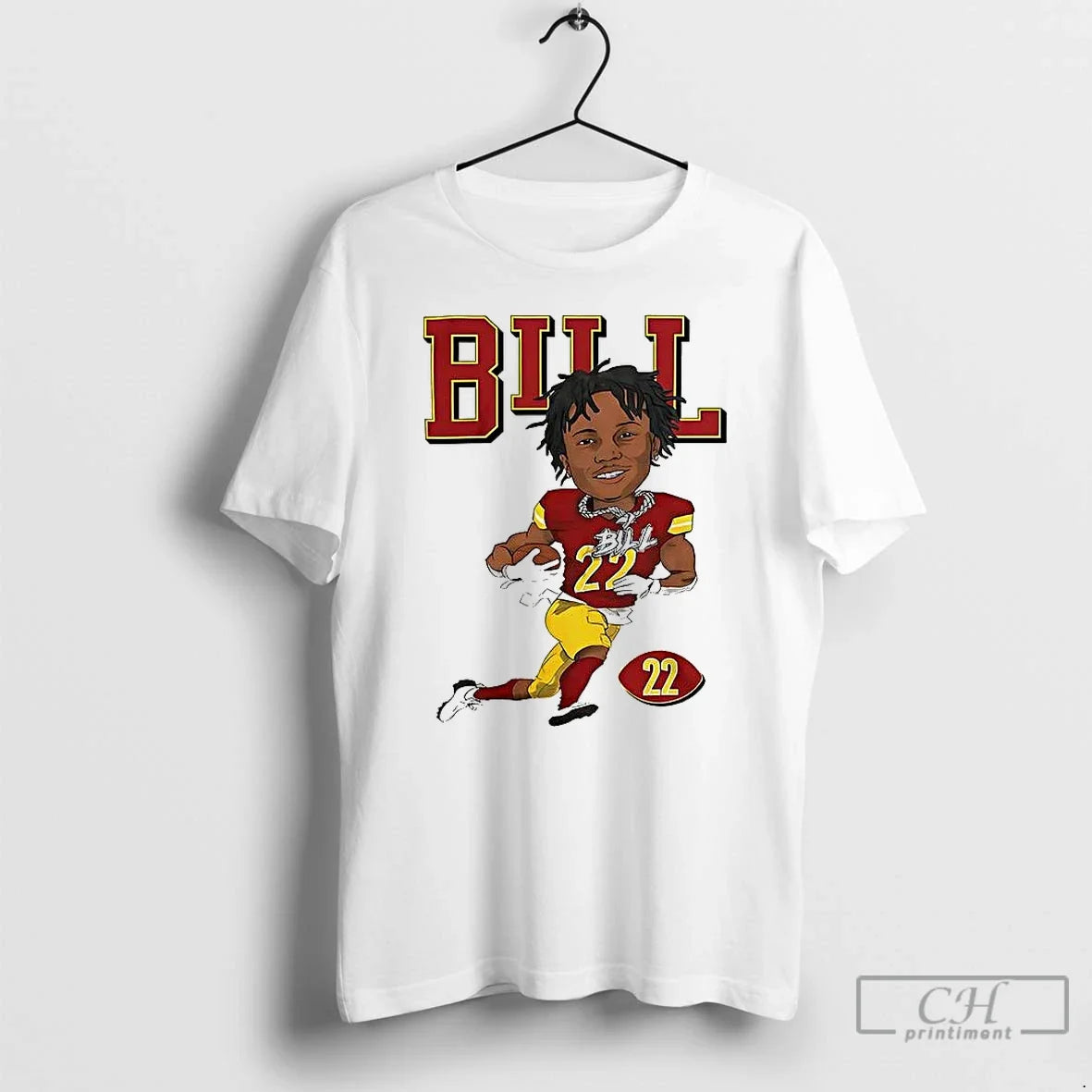 Classic Jacory Croskey Merritt Bill Washington Commanders Caricature T Shirts