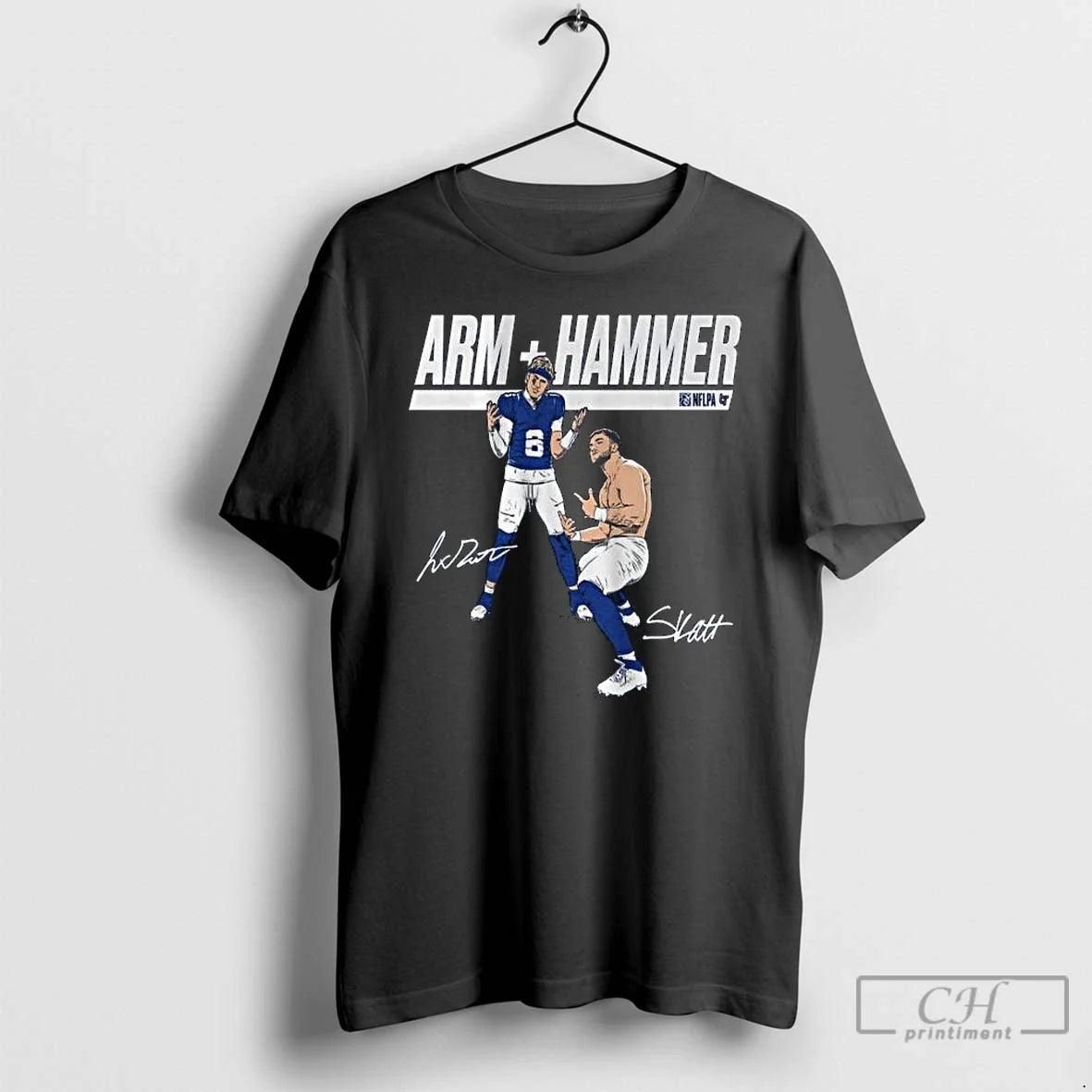 Classic Jaxson Dart Cam Skattebo Arm Hammer Signatures Long Sleve T Shirts