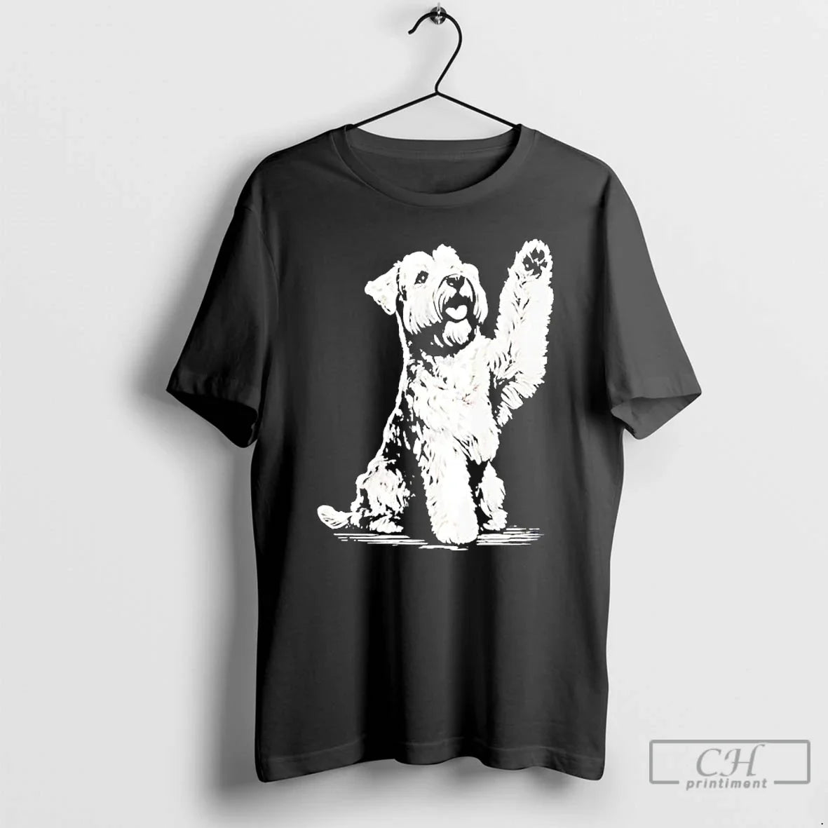 Classic Jon Gruden Wearing Soft Coated Wheaten Terrier Dog T Shirts