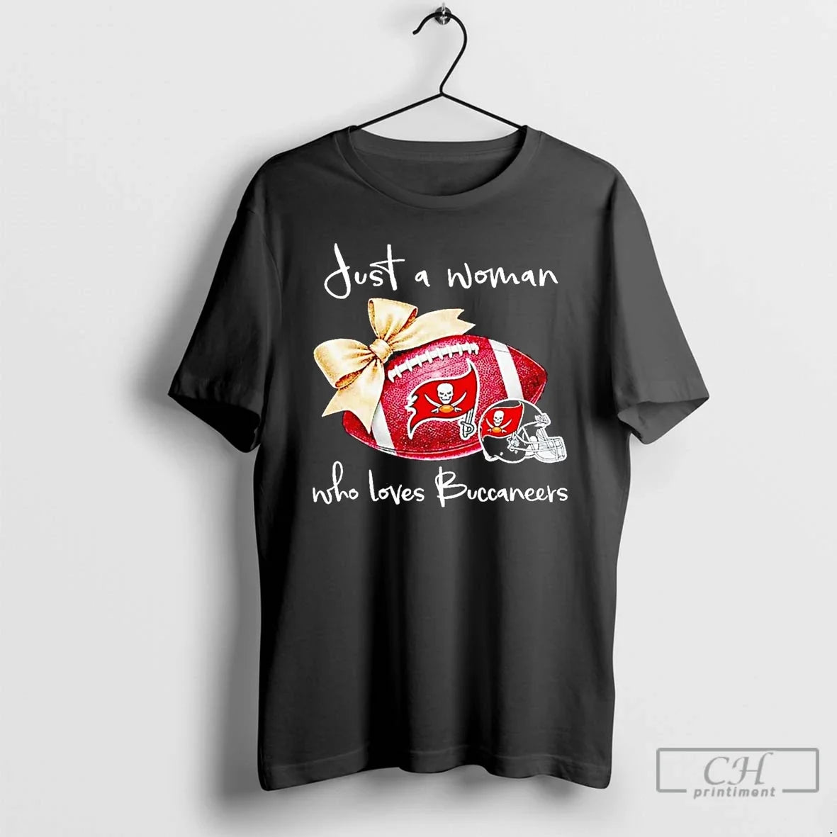 Classic Just A Woman Who Loves Tampa Bay Buccaneers T Shirts