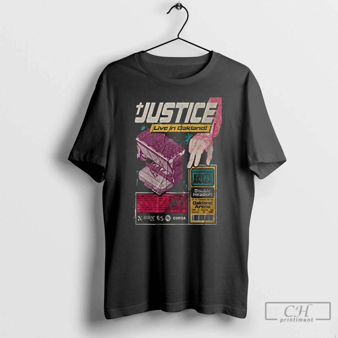 Classic Justice Oakland Arena In Oakland Ca October 22 2025 T Shirts