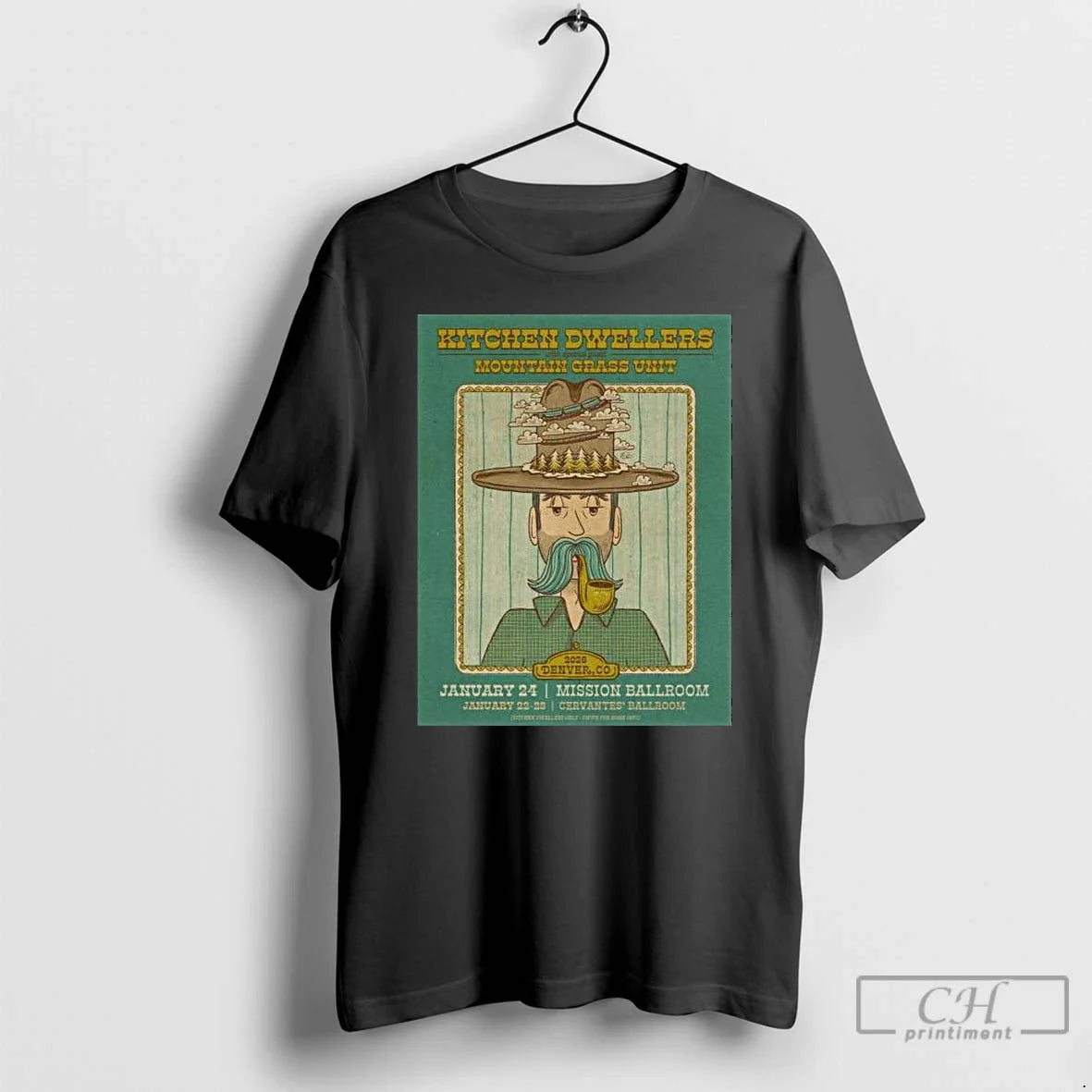 Classic Kitchen Dwellers Denver Colorado January 24 2025 Mission Ballroom Long Sleve T Shirts