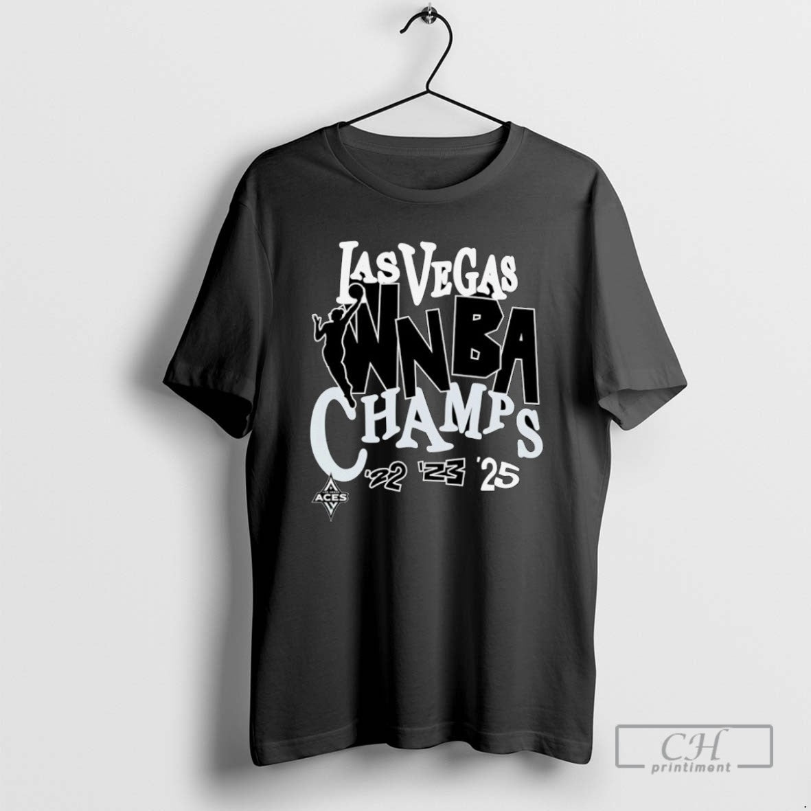 Classic Las Vegas Aces 3x Wnba Champions 2022 2023 2025 T Shirts