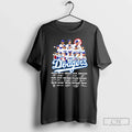 Classic Los Angeles Dodgers Shohei Ohtani And All Players Signatures T Shirts