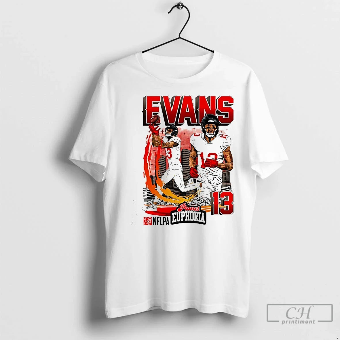 Classic Mike Evans 13 Tampa Bay Buccaneers Football Wide Receiver Comic