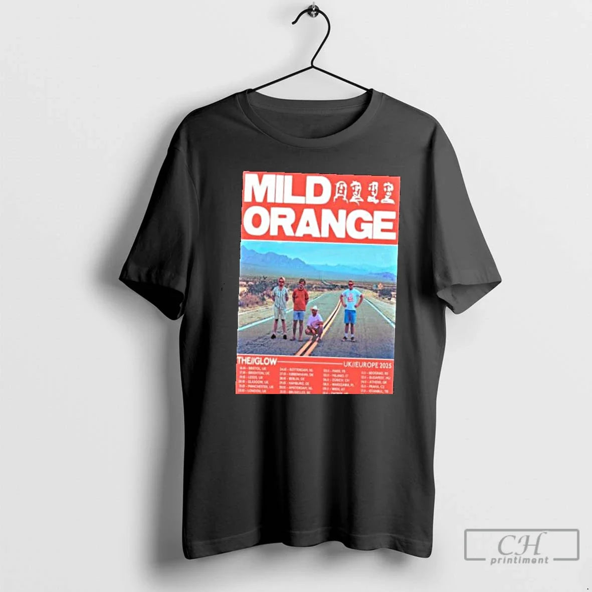 Classic Mild Orange Uk Europe 2025 T Shirts
