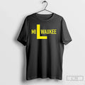 Classic Milwaukee Brewers L Logo T Shirts