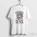 Classic Minnesota Lynx Team Caricature T Shirts