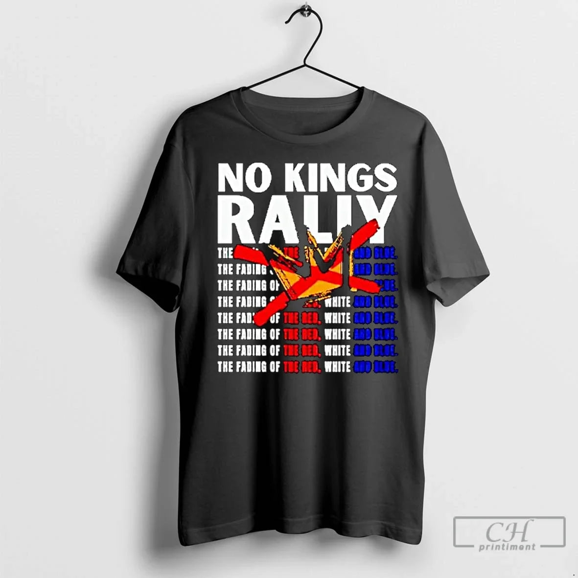 Classic No Kings Rally The Fading Of The Red White And Blue Ornaments