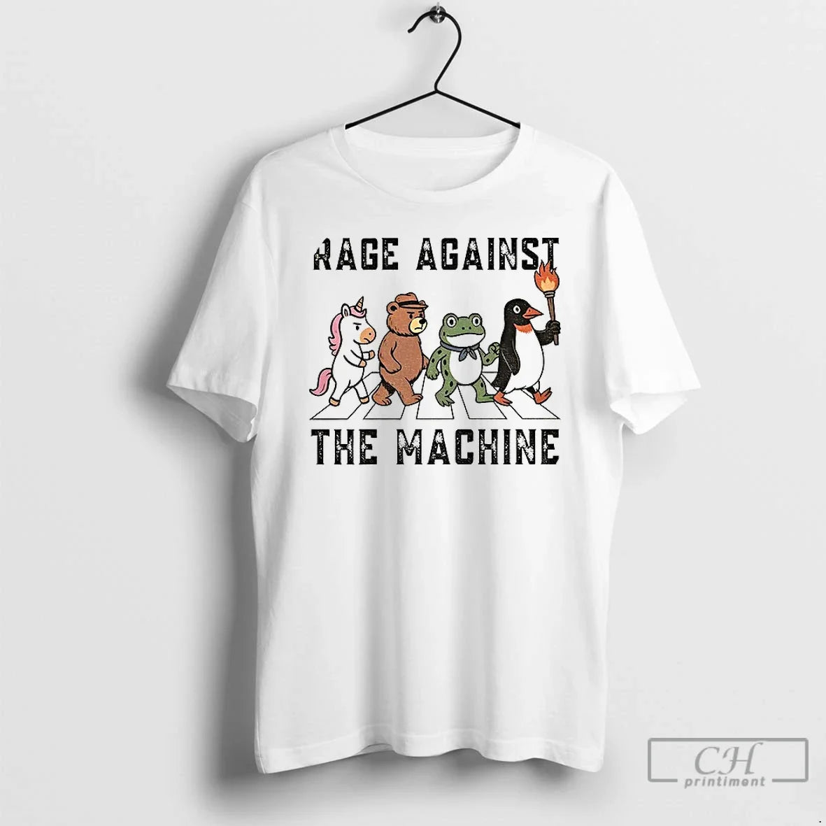 Classic Portland Frog Anti Ice Animal Walking Rage Against The Machine T Shirts
